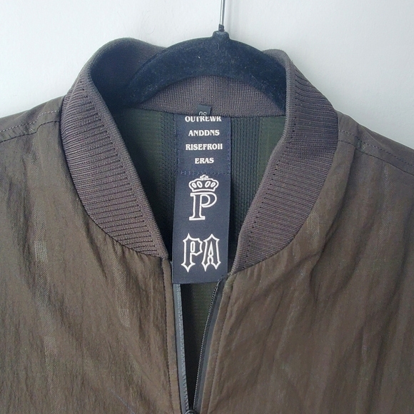 PA  men's green bomber jacket - Picture 3 of 13